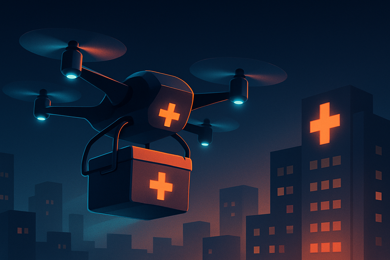 Rice Grads Raise $1.85M to Build an Autonomous Medical Drone Network in Houston